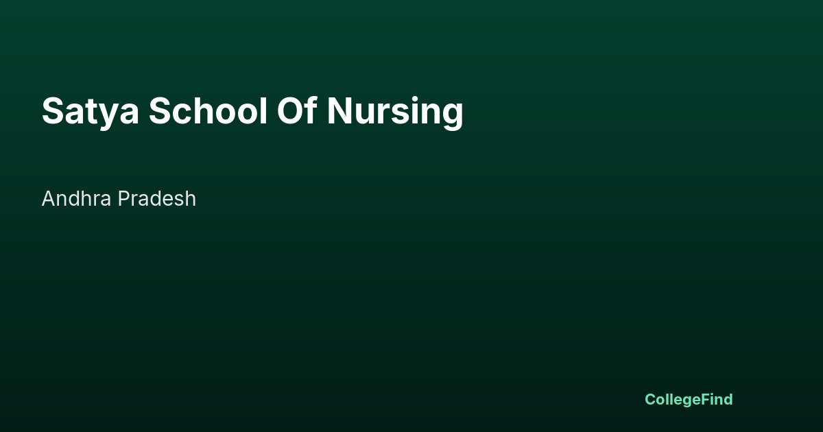 satya school of nursing