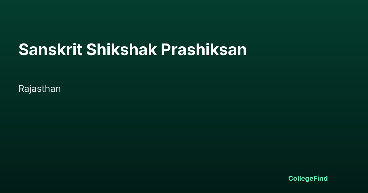 sanskrit shikshak prashiksan