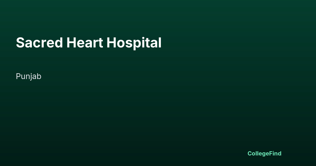 sacred heart hospital