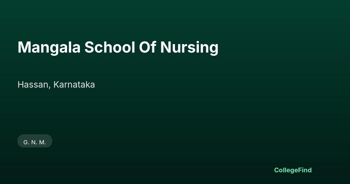 mangala school of nursing