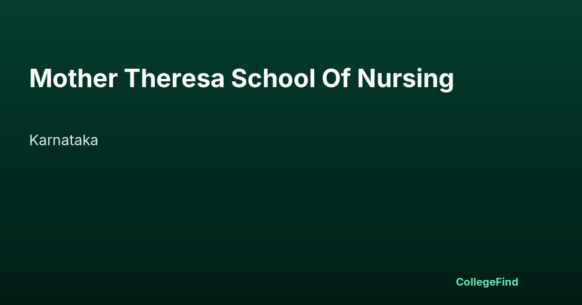 mother theresa school of nursing