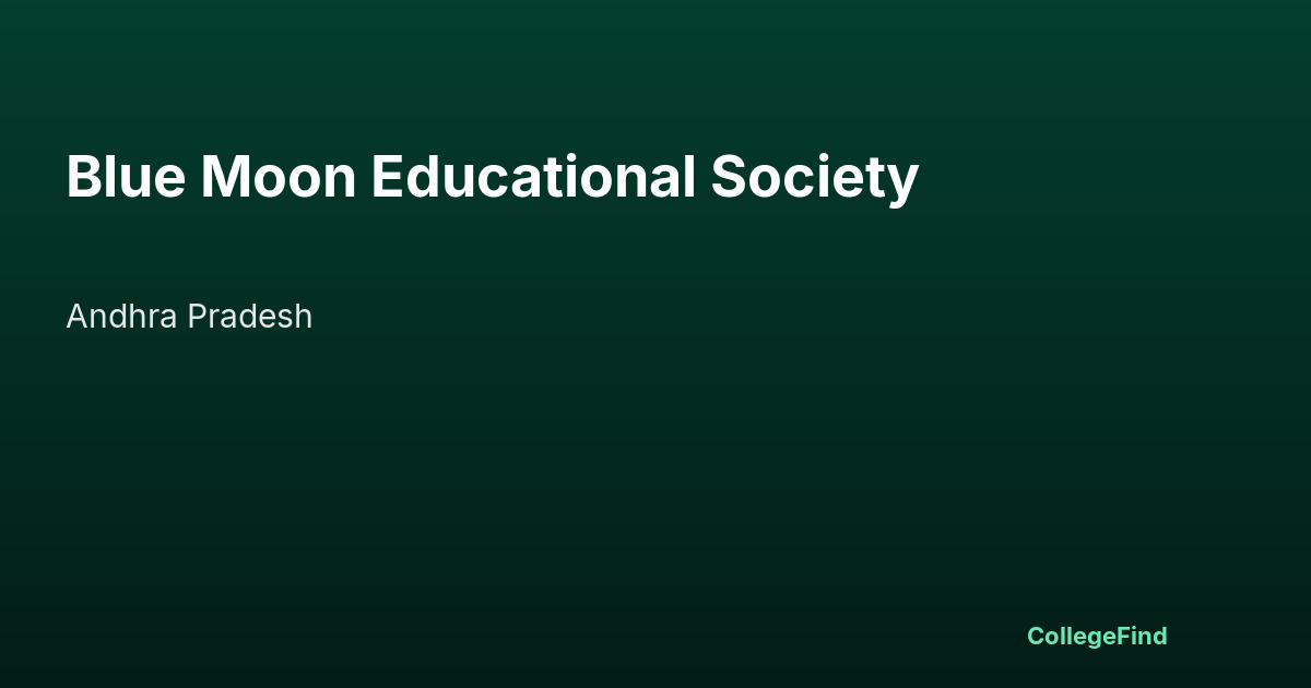 blue moon educational society
