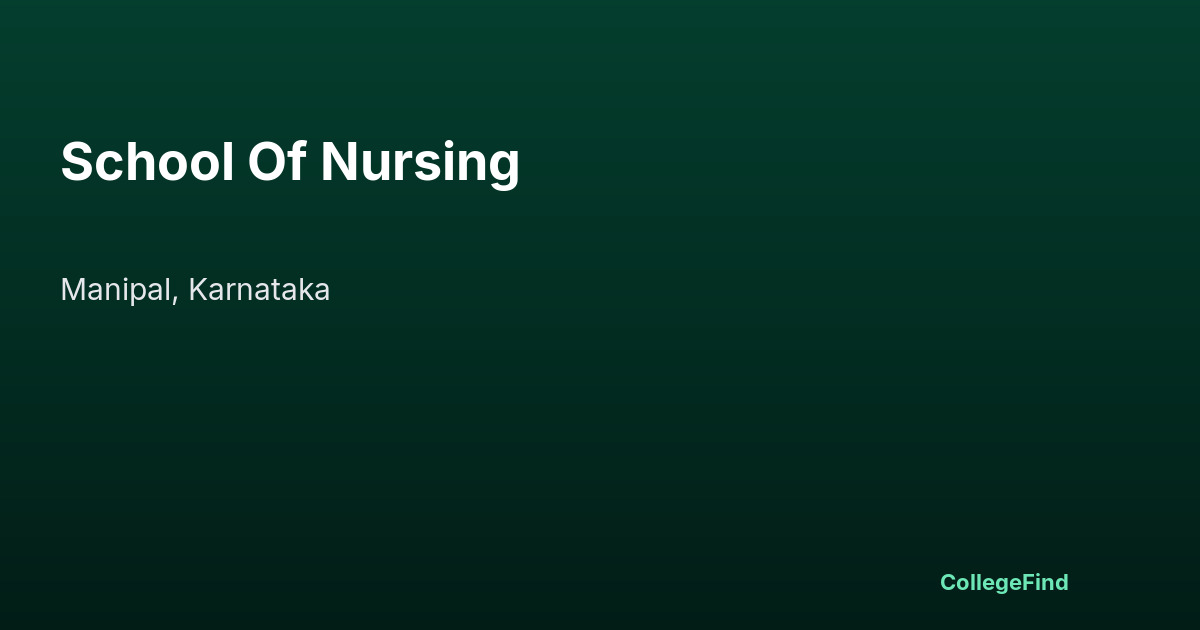 school of nursing