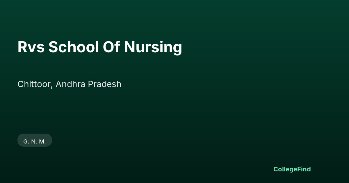 rvs school of nursing