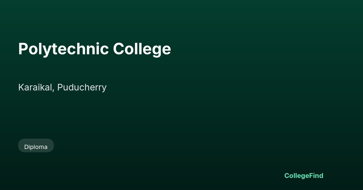 polytechnic college