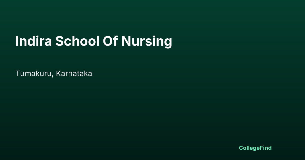 indira school of nursing