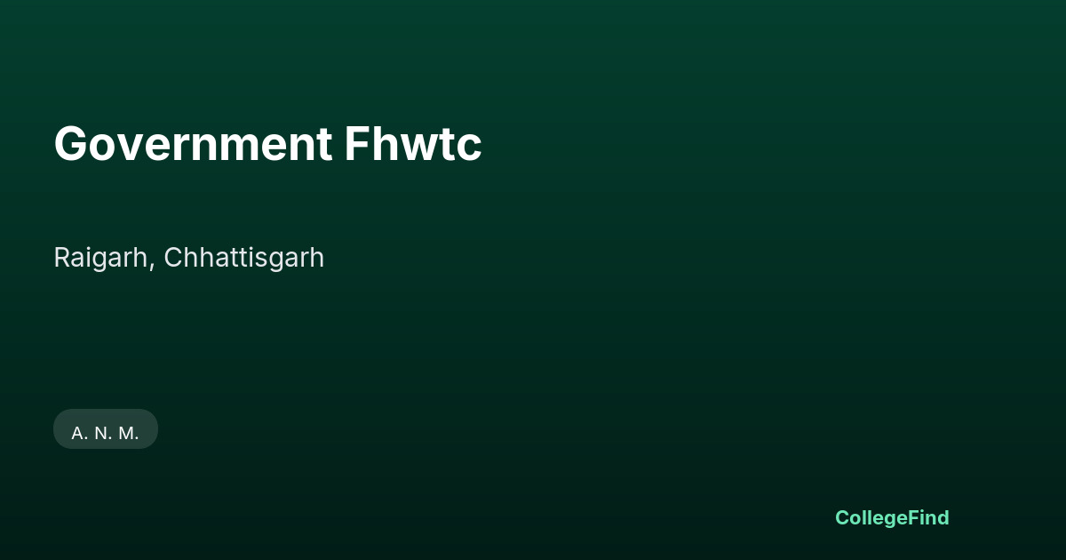 government fhwtc