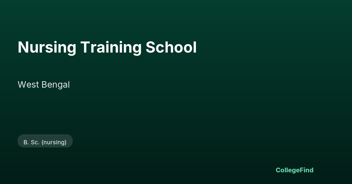 nursing training school
