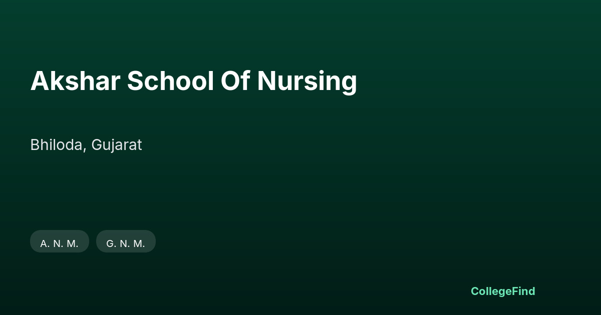 akshar school of nursing