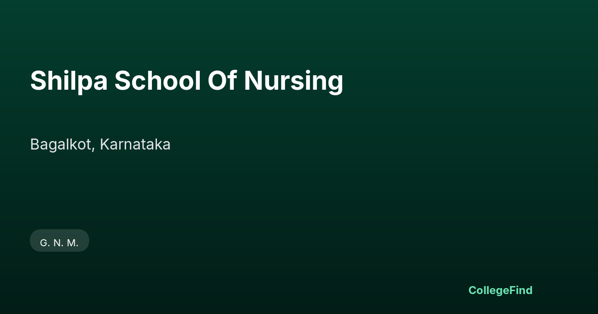 shilpa school of nursing
