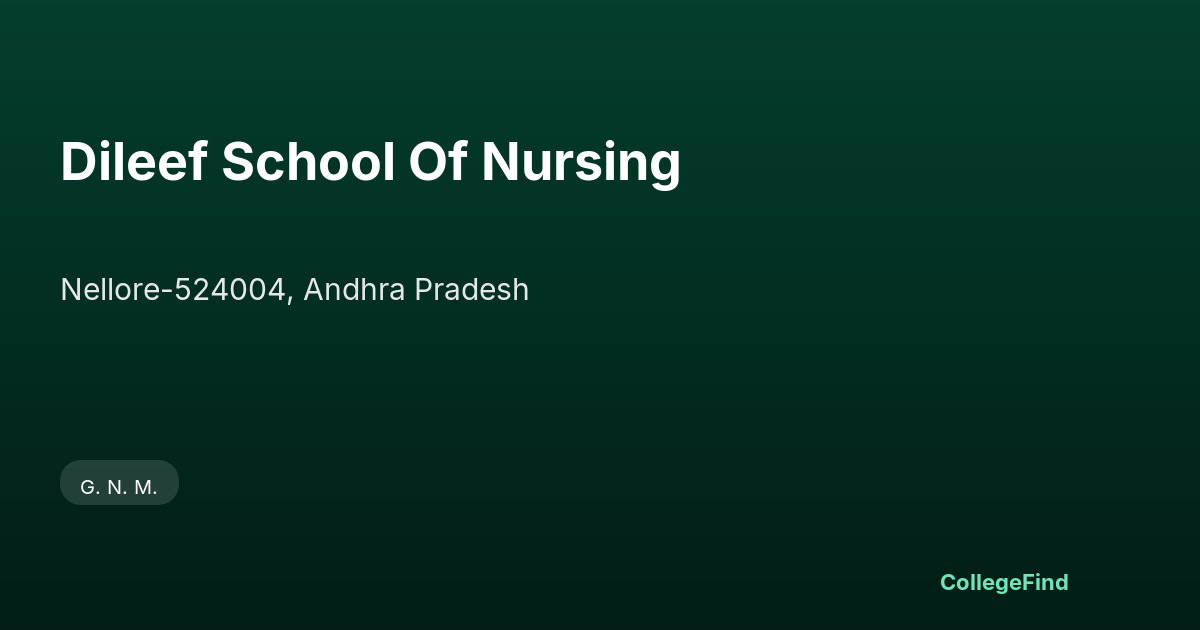 dileef school of nursing