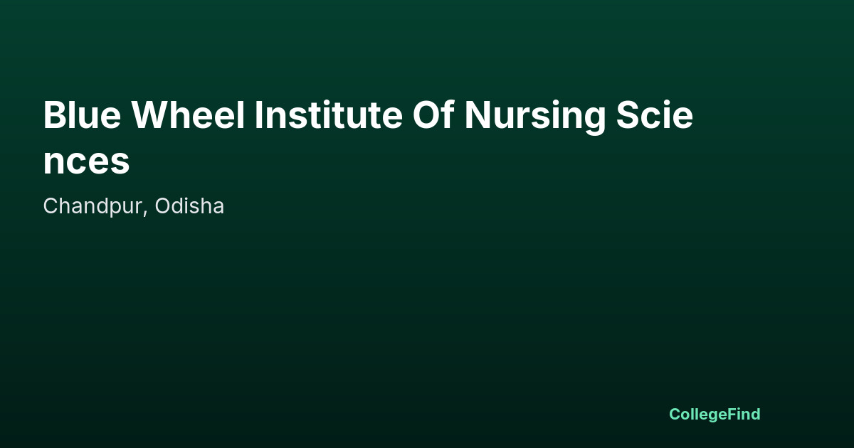 blue wheel institute of nursing sciences