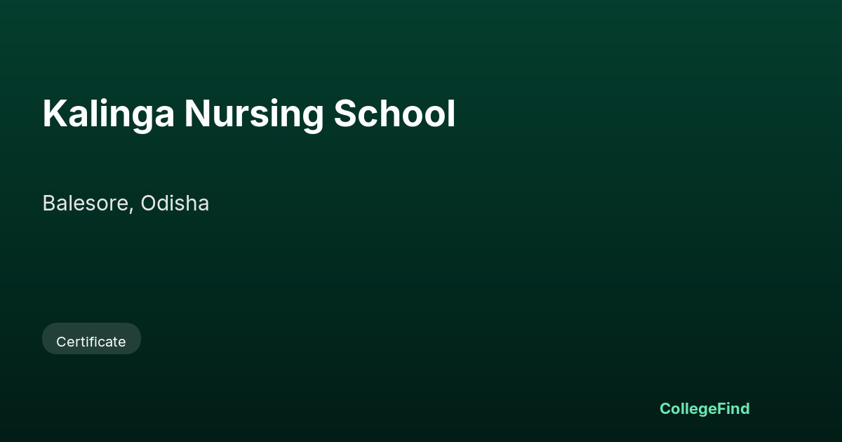 kalinga nursing school