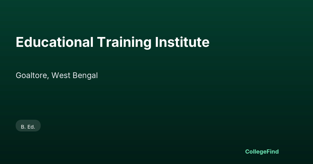 educational training institute