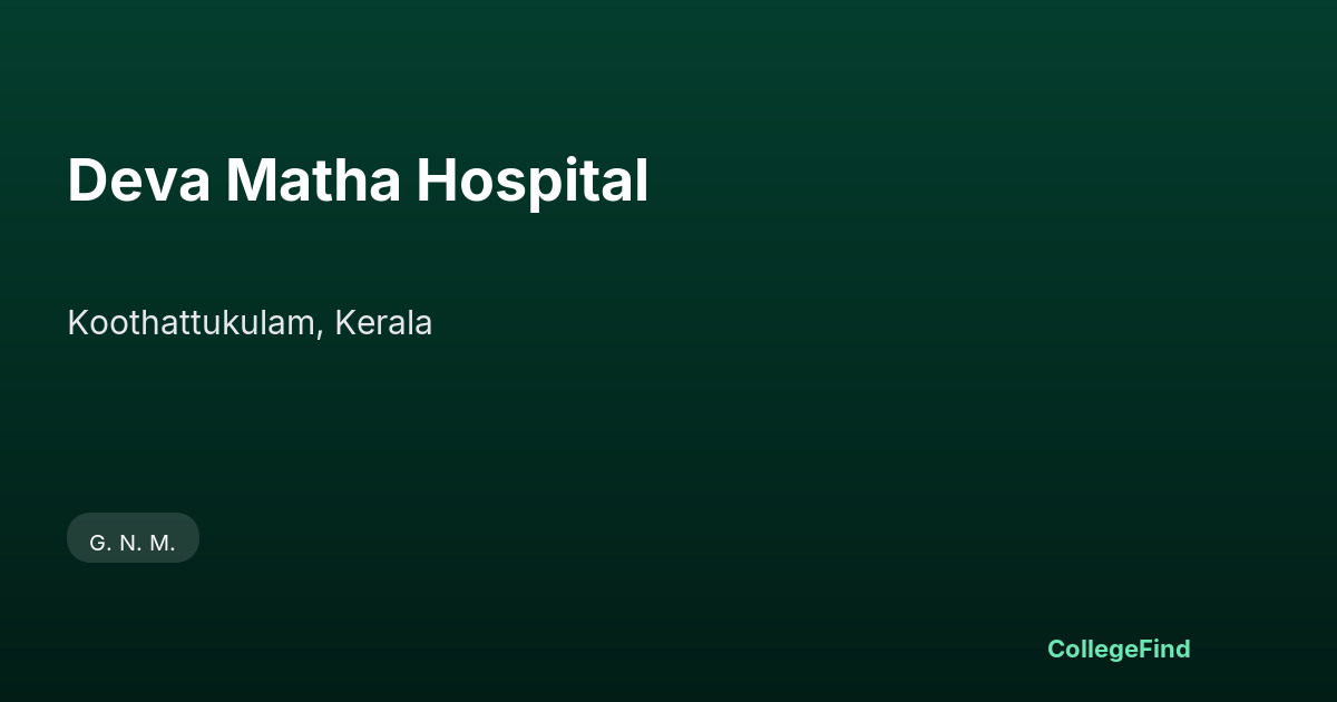 deva matha hospital