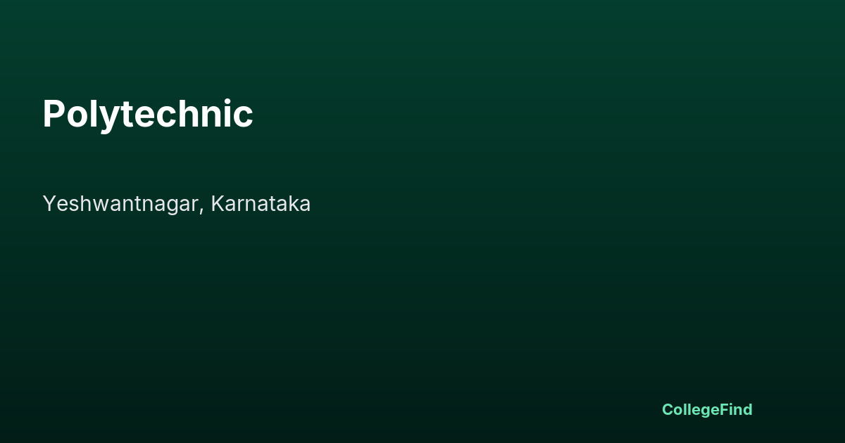 polytechnic
