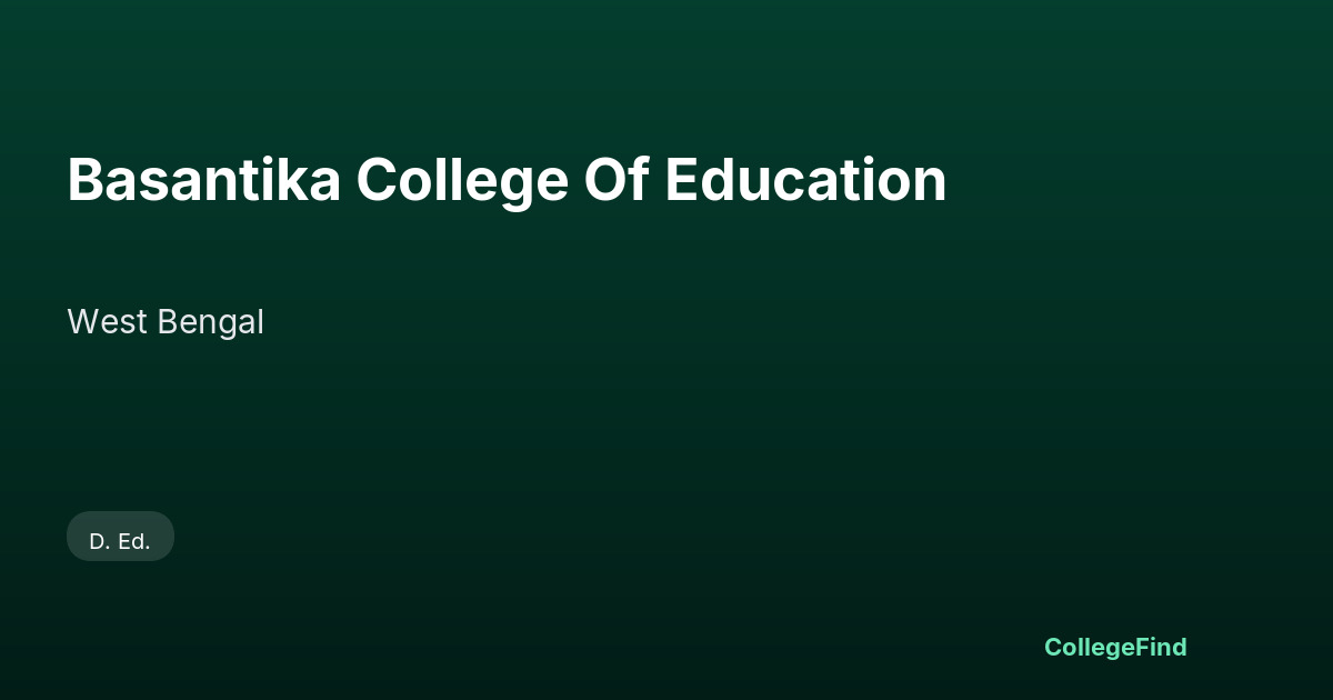 basantika college of education