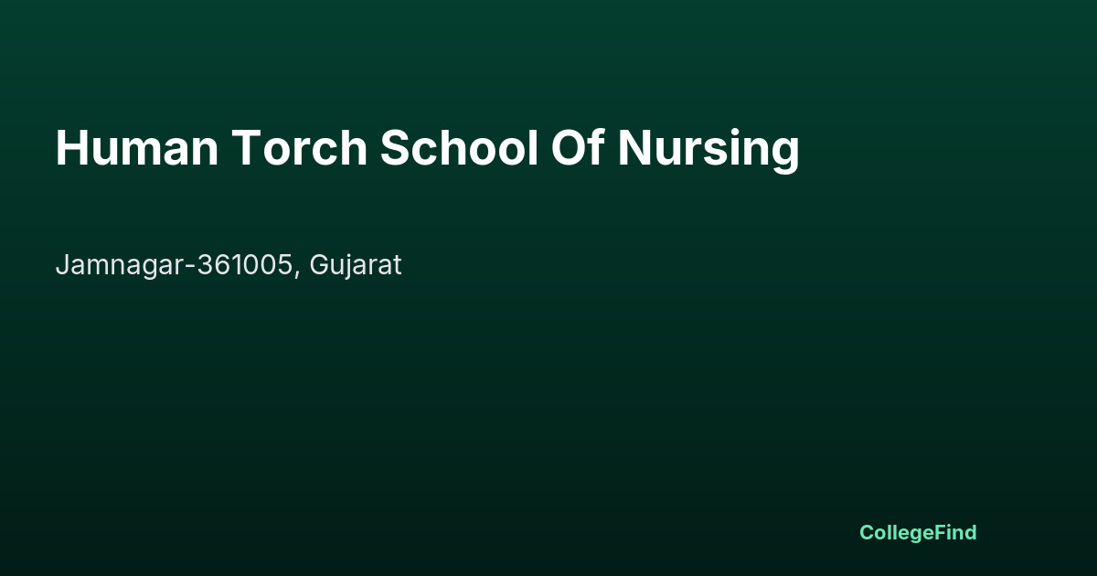 human torch school of nursing