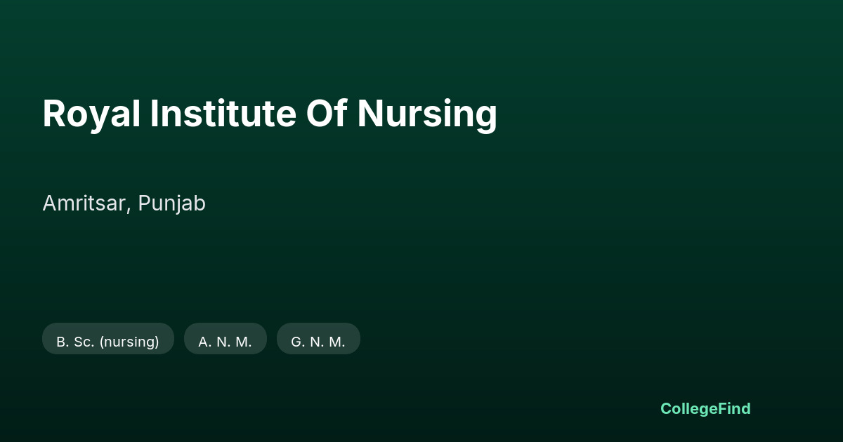 royal institute of nursing