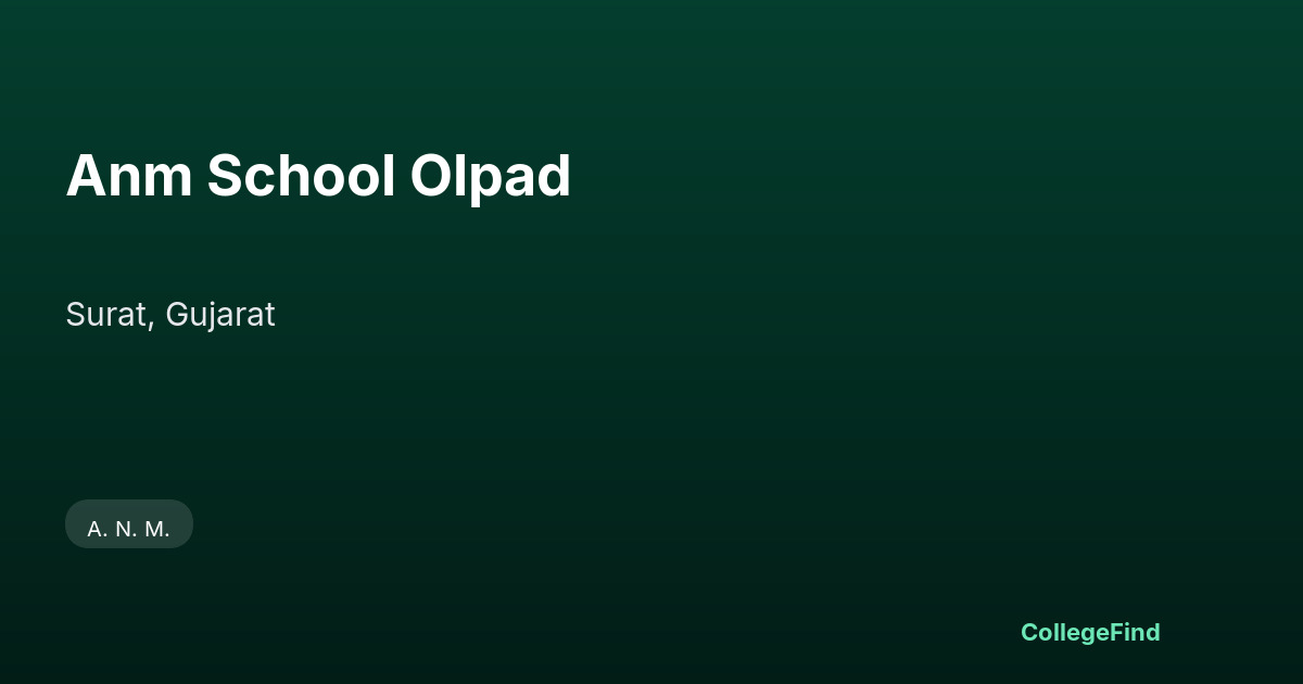 anm school olpad