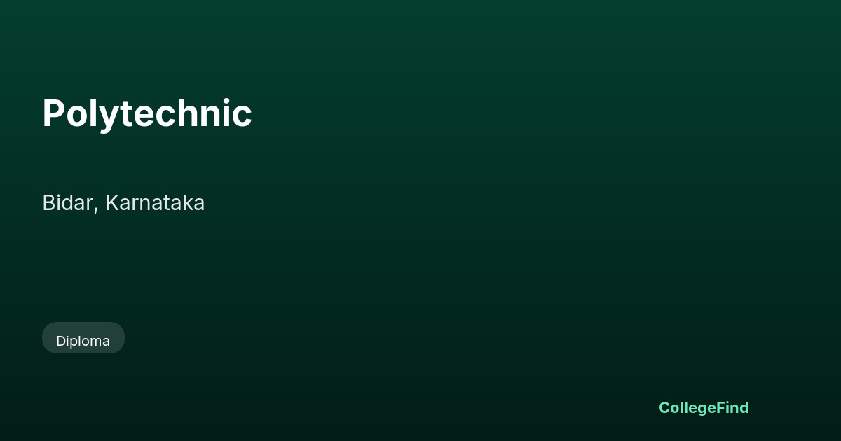 polytechnic