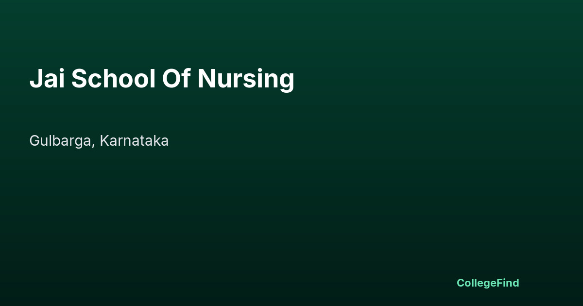 jai school of nursing