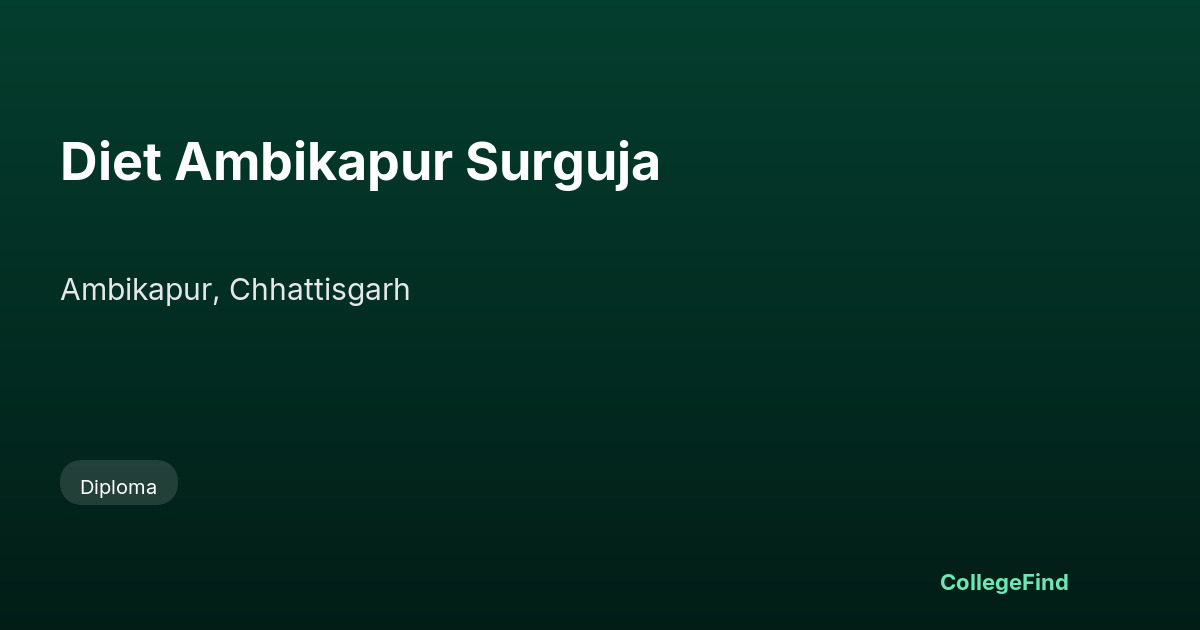 diet ambikapur surguja