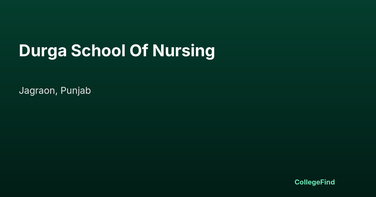 durga school of nursing