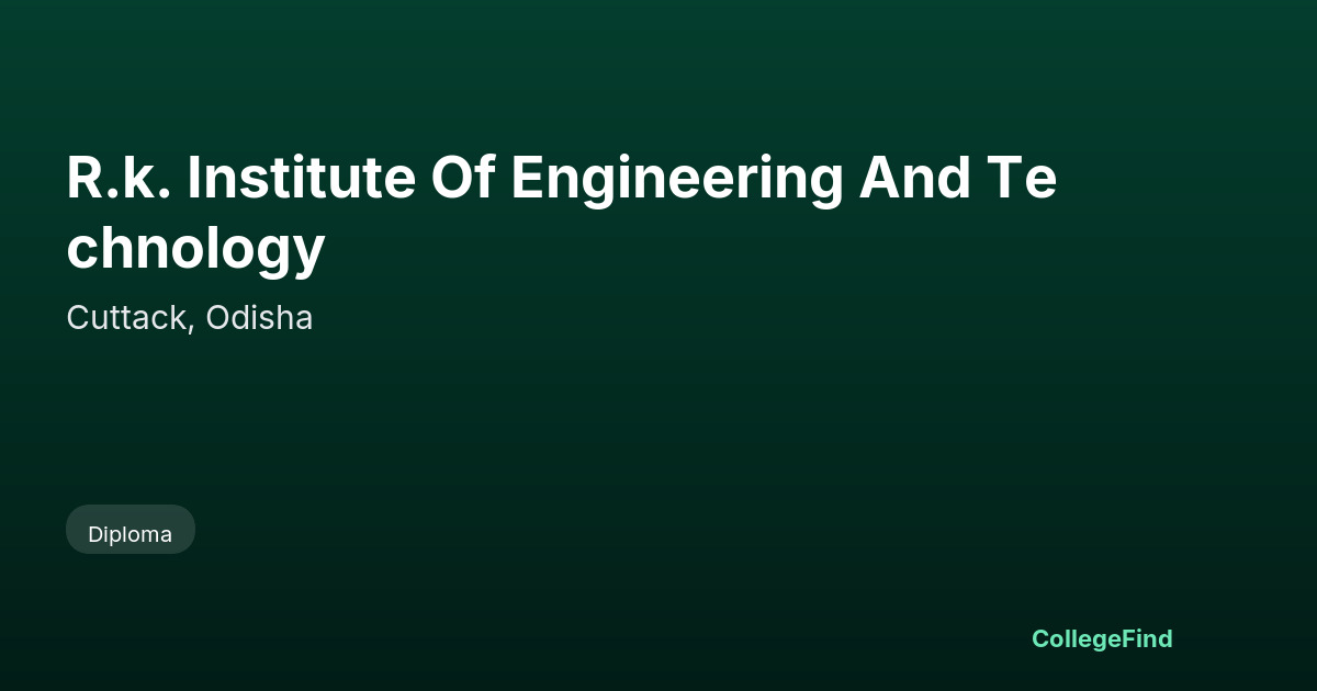 r.k. institute of engineering and technology
