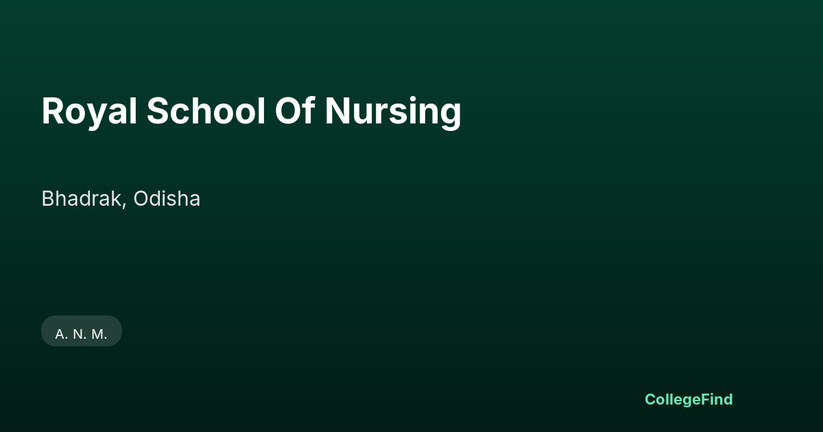 royal school of nursing