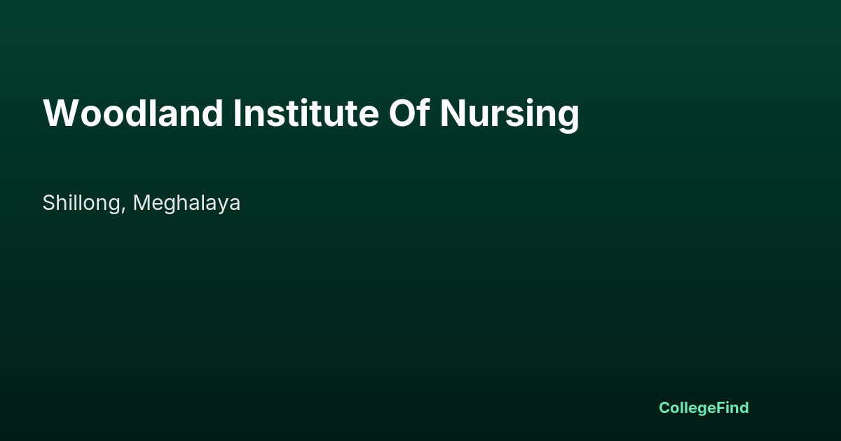 woodland institute of nursing