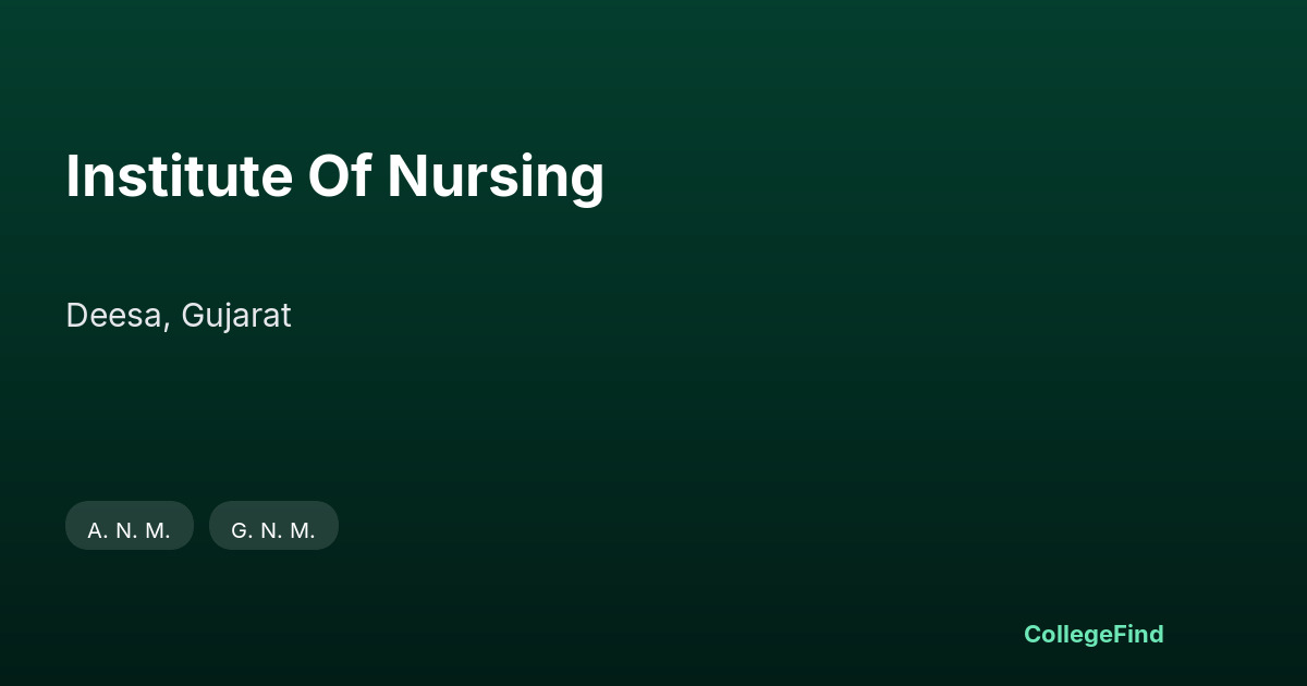 institute of nursing